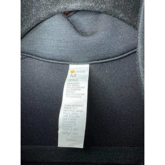 Zella Lift Off Black Long Sleeve Jumpsuit - Size Medium - Picture 5 of 6